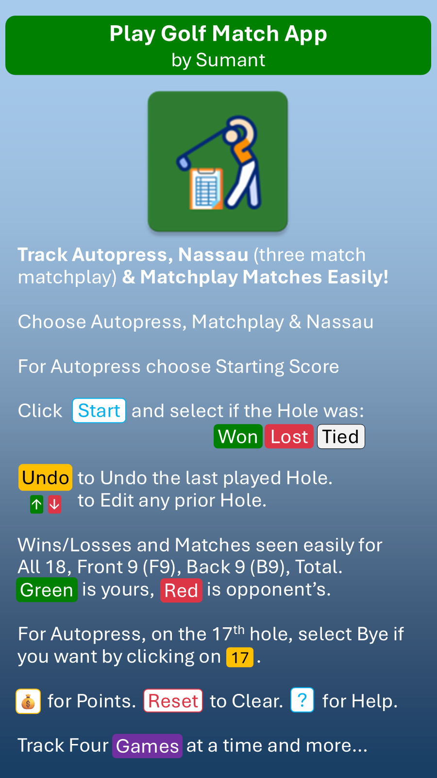 Play Golf Match Splash